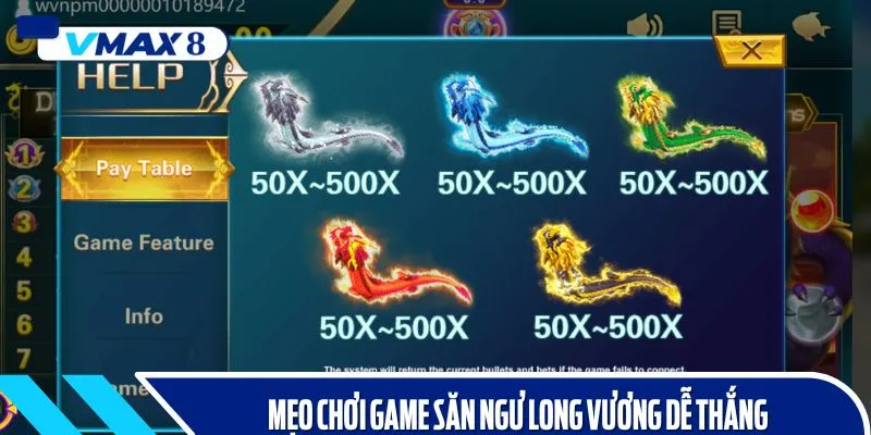 bắn cá long vương kinh nghiệm