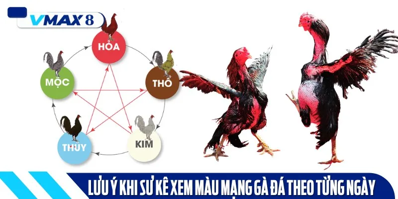 Những điều cần nhớ khi tiến hành tra cứu màu mạng gà đá theo ngày