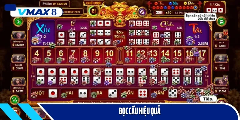 Kỹ năng đọc cầu giúp bet thủ dễ dàng làm chủ bàn cược
