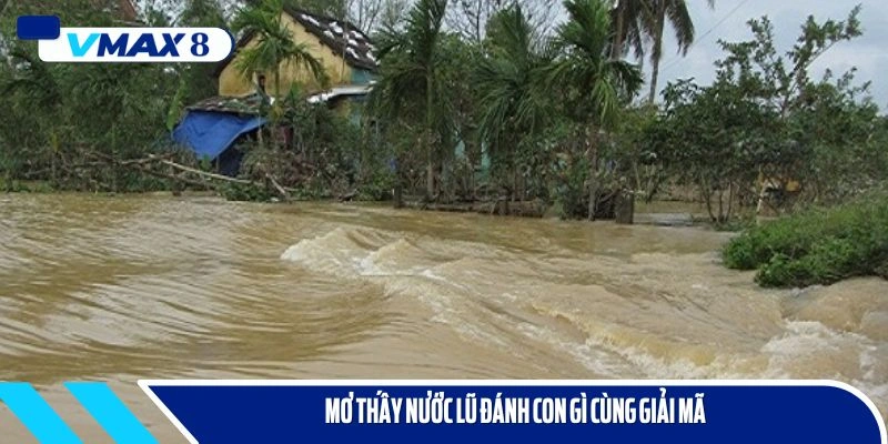 Mơ thấy nước lũ đánh con gì khi đầy bùn đất